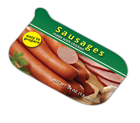 Lids - Meat industry - Sausages