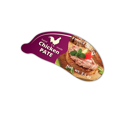 Lids - Meat industry - Chicken pate